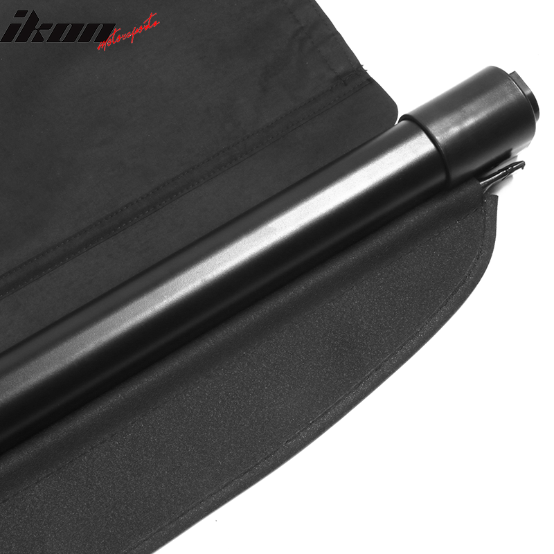 2008-2015 Smart Fortwo OE Style Black Cargo Cover Vinly Aluminum Rod