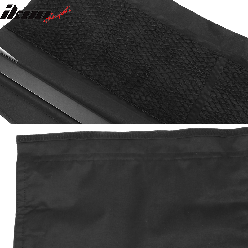 2008-2015 Smart Fortwo OE Style Black Cargo Cover Vinly Aluminum Rod