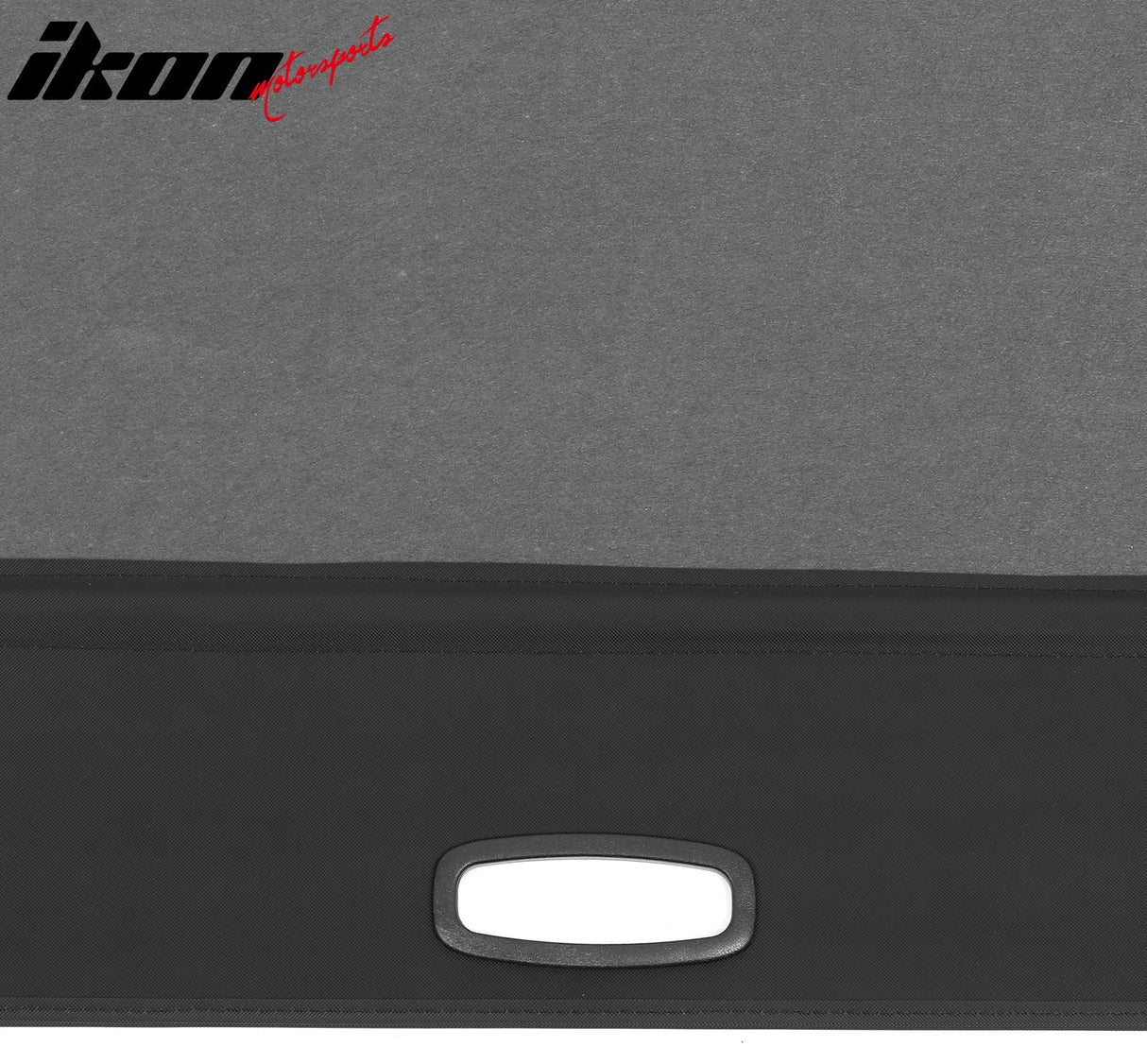 2022-2024 Rivian R1S Black Retractable Rear Trunk Cargo Cover Canvas