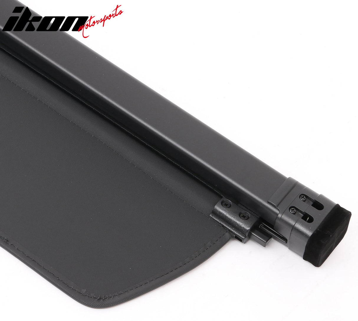 2022-2024 Rivian R1S Black Retractable Rear Trunk Cargo Cover Canvas