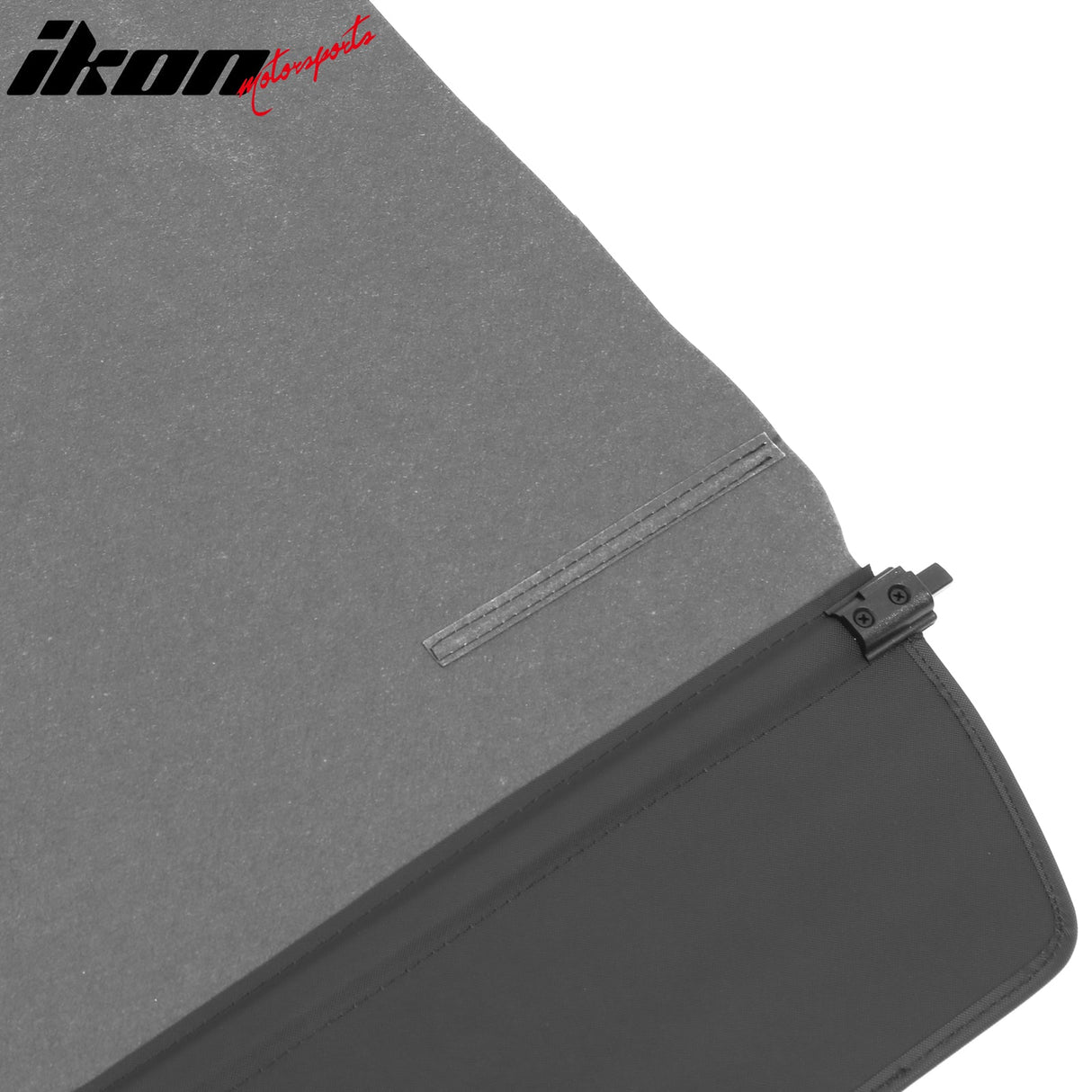2022-2024 Rivian R1S Black Retractable Rear Trunk Cargo Cover Canvas