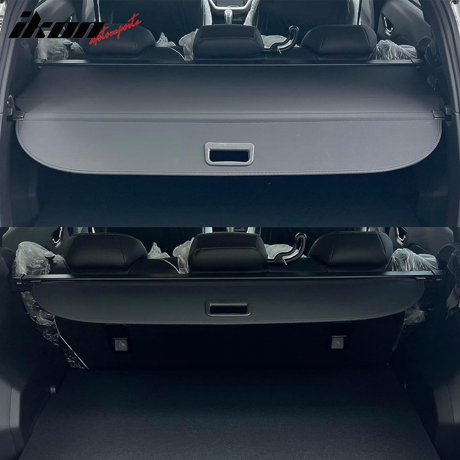 2024-2025 Subaru Crosstrek Impreza Black Trunk Cargo Cover PVC Aluminu