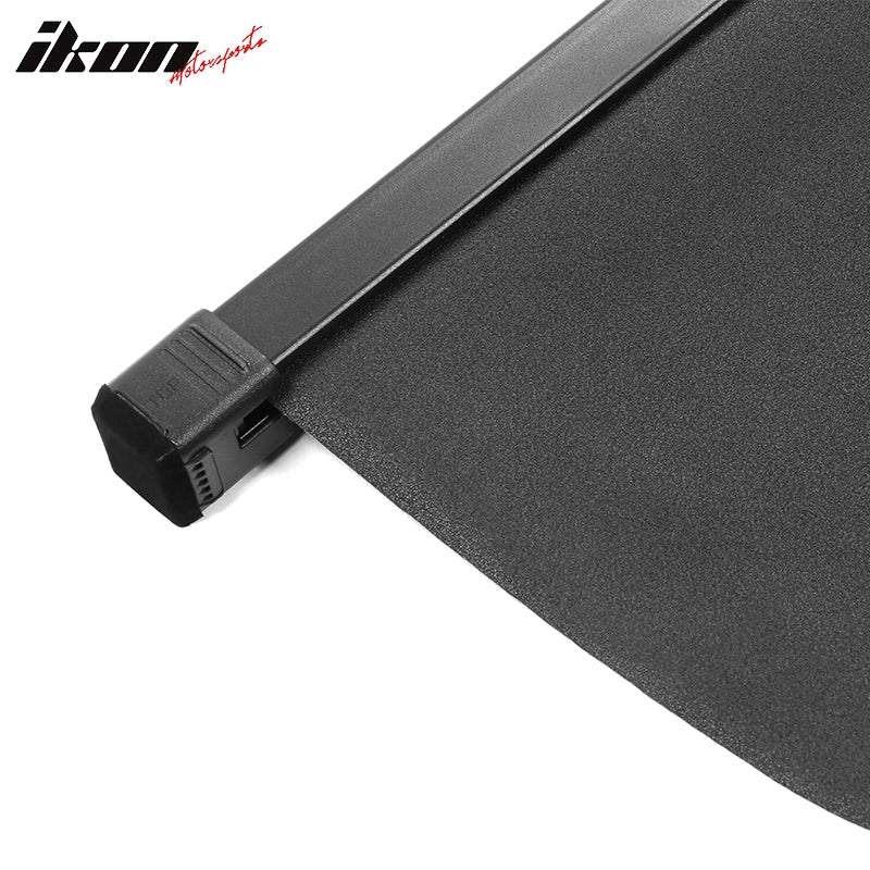 2024-2025 Subaru Crosstrek Impreza Black Trunk Cargo Cover PVC Aluminu
