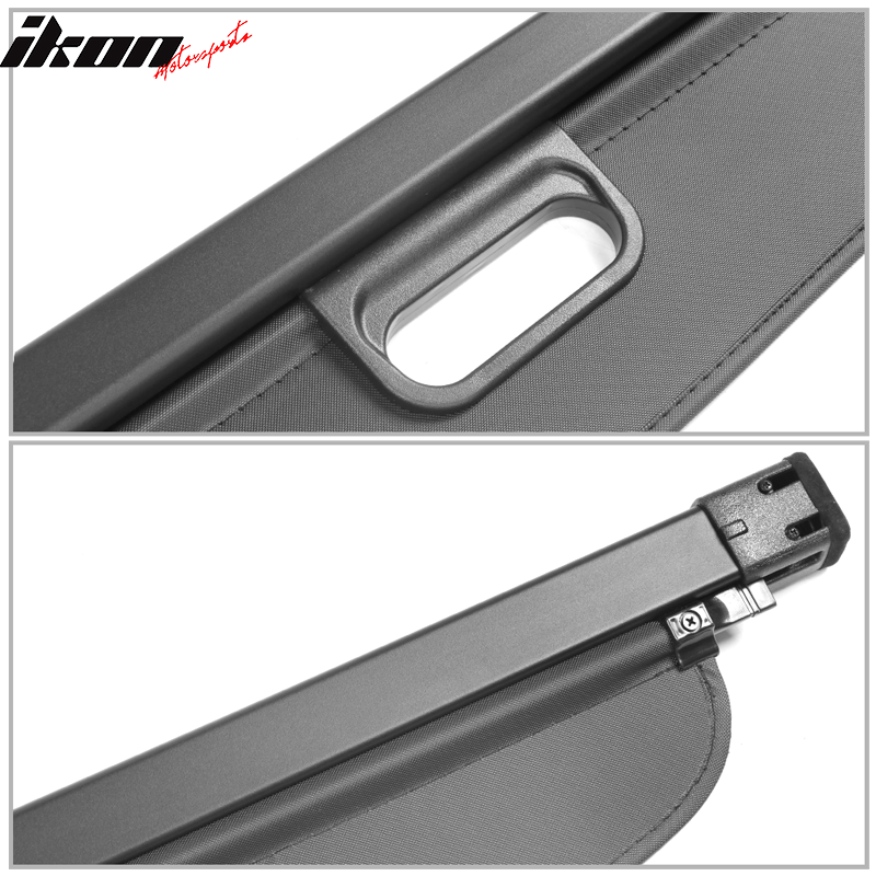 2019-2024 Toyota RAV4 & RAV4 Prime Black Cargo Cover Vinly Aluminum