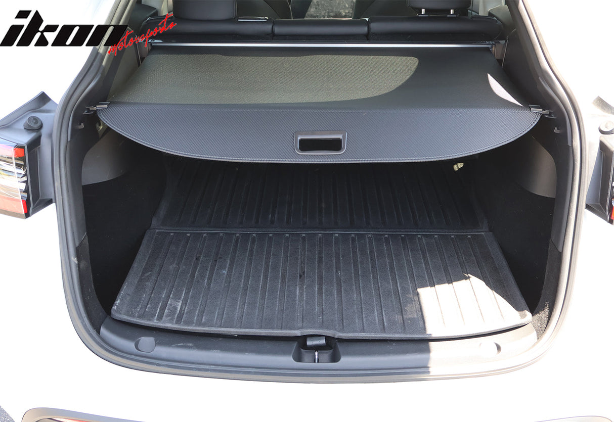 2020-2022 Tesla Model Y CF Texture Style Retractable Trunk Cargo Cover