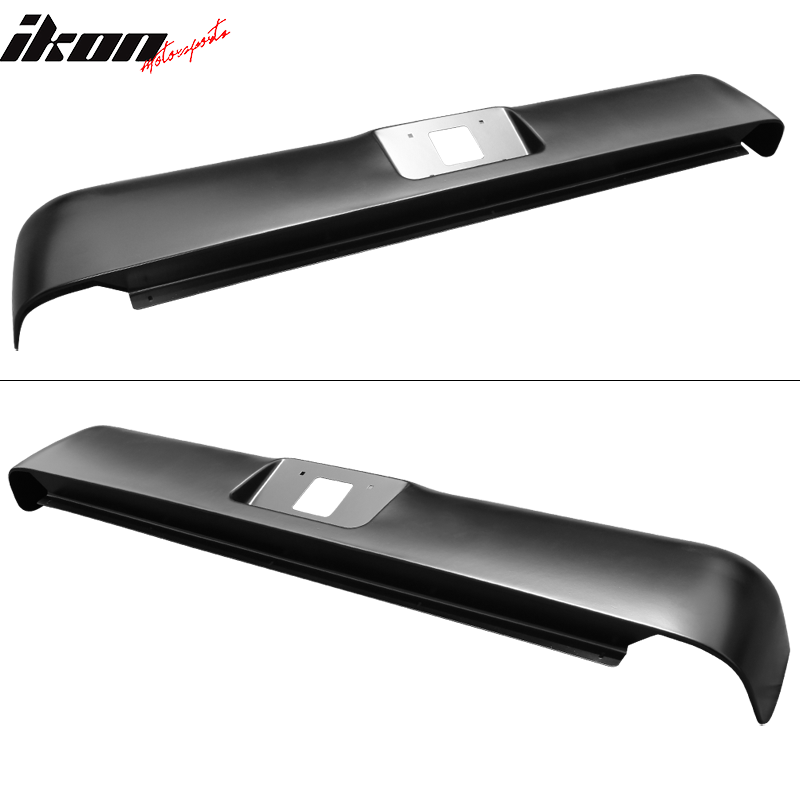 2007-2013 Chevy Silverado 1500 2500 3500 Black Rear Roll Pan Fleetside