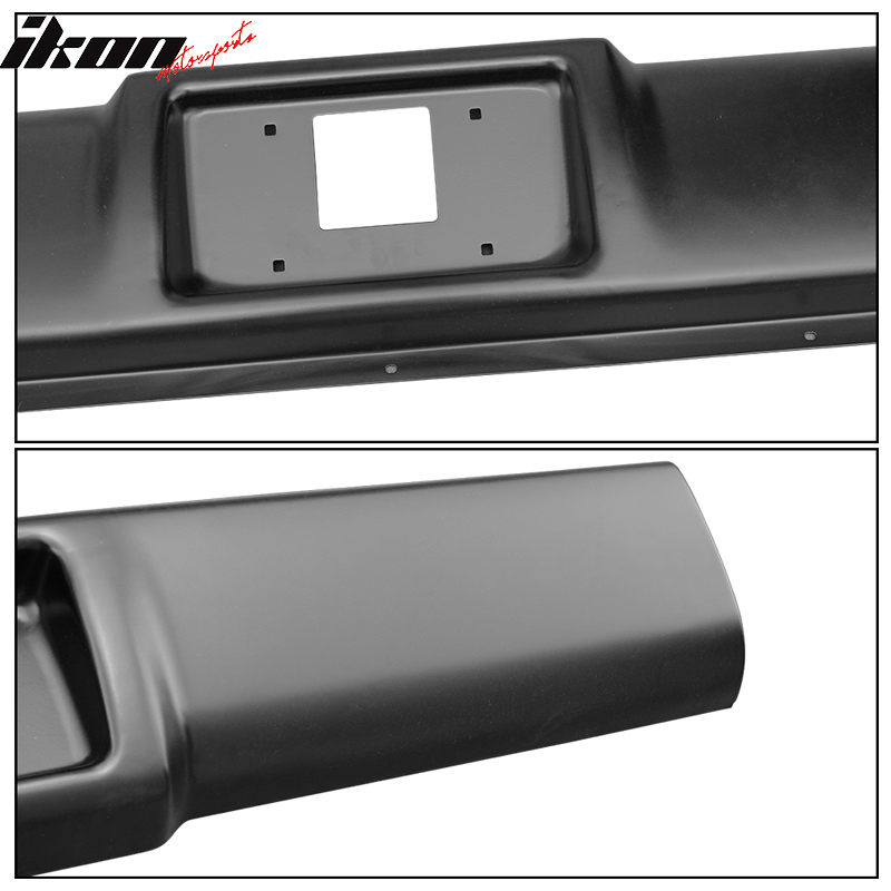 1988-1998 Chevy GMC C1500 C2500 C3500 K1500 K2500 Black Rear Roll Pan