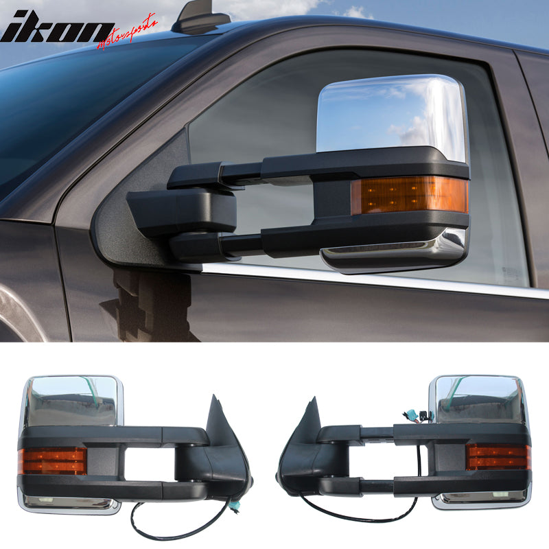 2003-2007Â Silverado Towing Mirror Power Heat Signal Arrow Clear Light