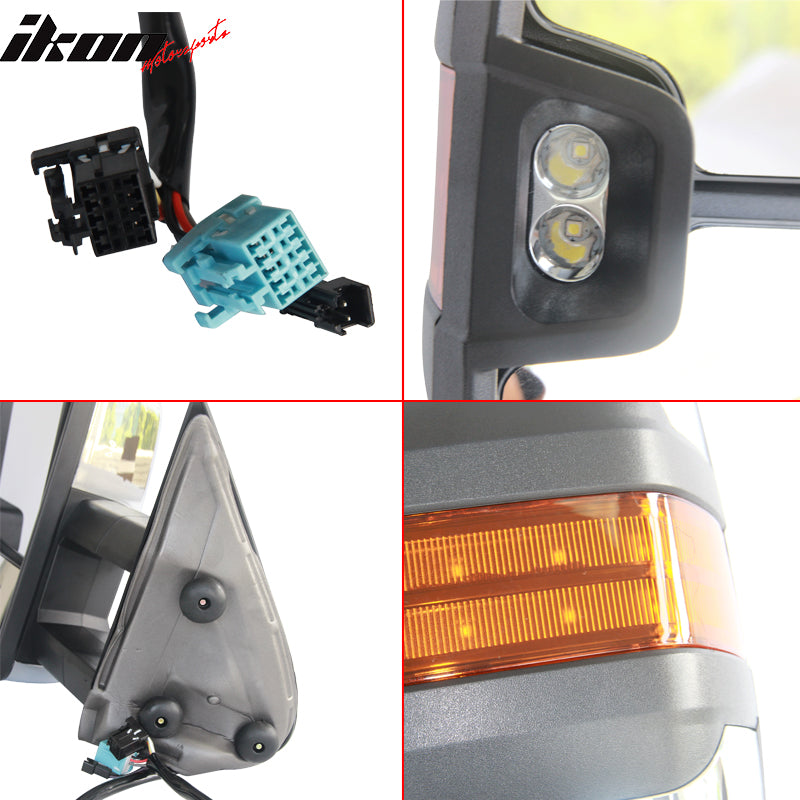 2003-2007Â Silverado Towing Mirror Power Heat Signal Arrow Clear Light