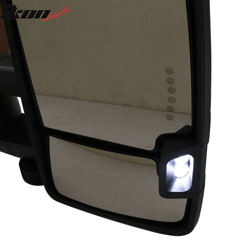 2002-2007Â Silverado Tow Mirrors Power Heated Signal Arrow Light