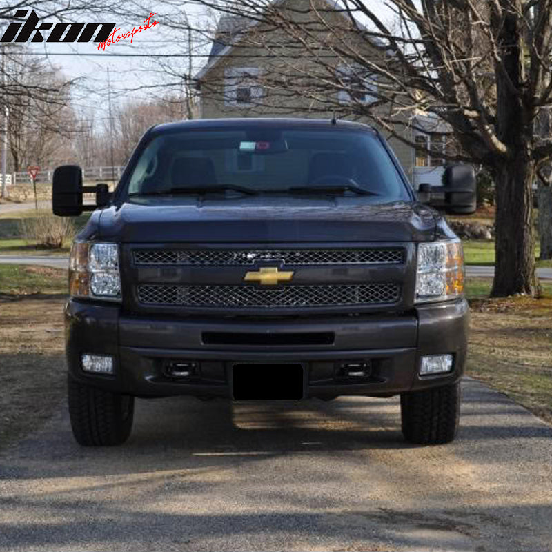 2007-2014 Silverado GMC Sierra Side Towing Mirrors Manual Non-Heated