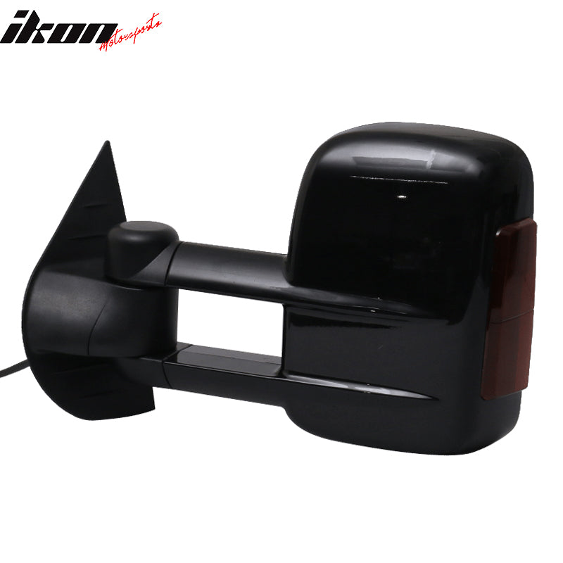 2007-2014 Silverado Sierra Tow Mirrors Power Heated Signal Light 2PC