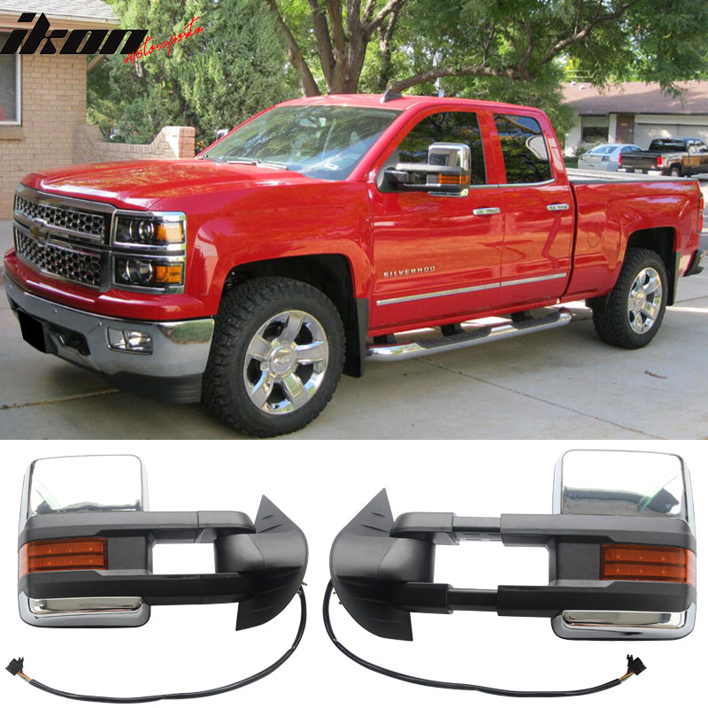 2007-2014Â Silverado Towing Mirror Power Heat Signal Arrow Clear Light