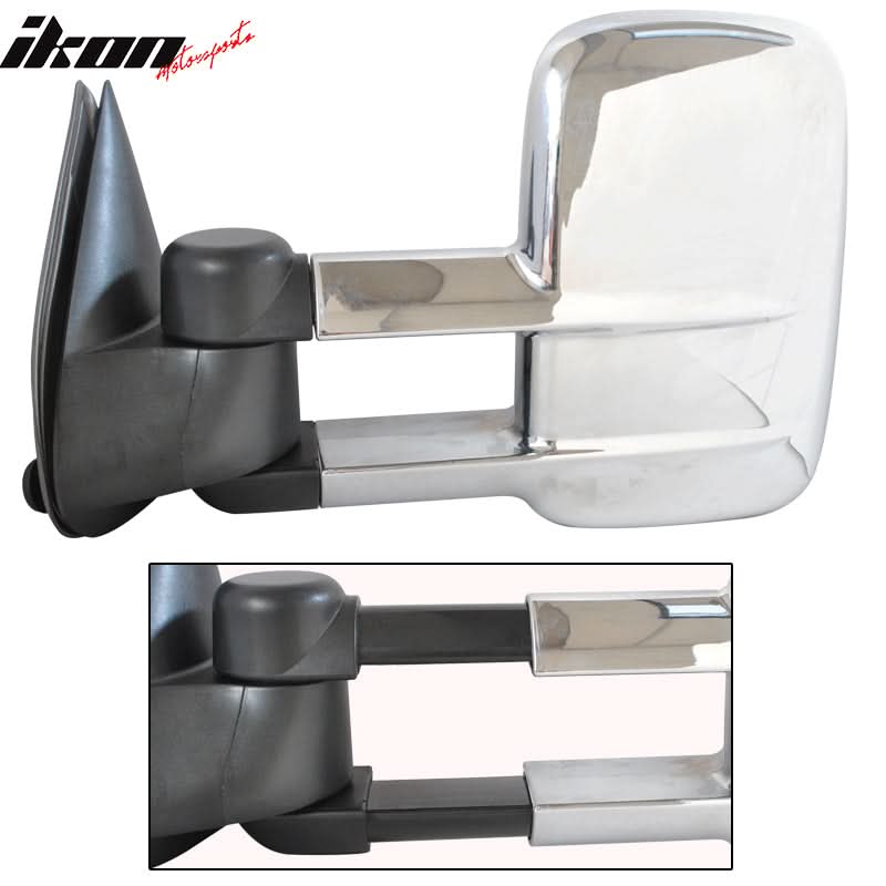 1999-2007Â Silverado Sierra Rear View Towing Mirror Manual Housing