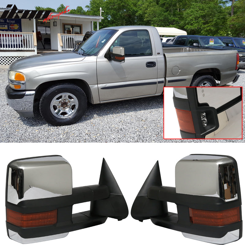 1999-2002Â Silverado Tow Mirrors Power Heated Signal Arrow Lamp