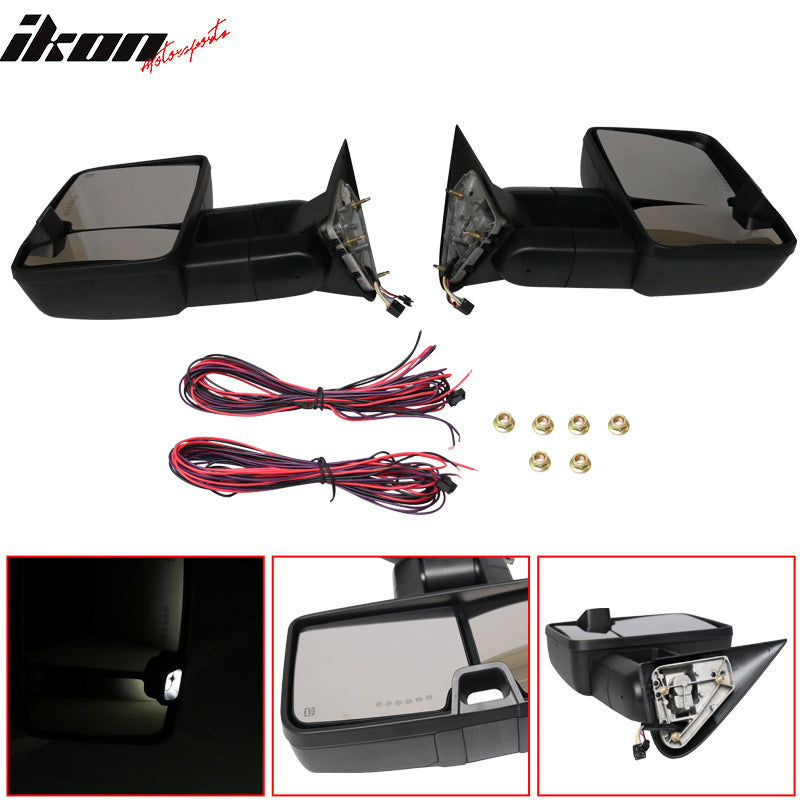 1999-2002 Silverado Tow Mirrors Power Heated Signal Arrow Lamp 2PC