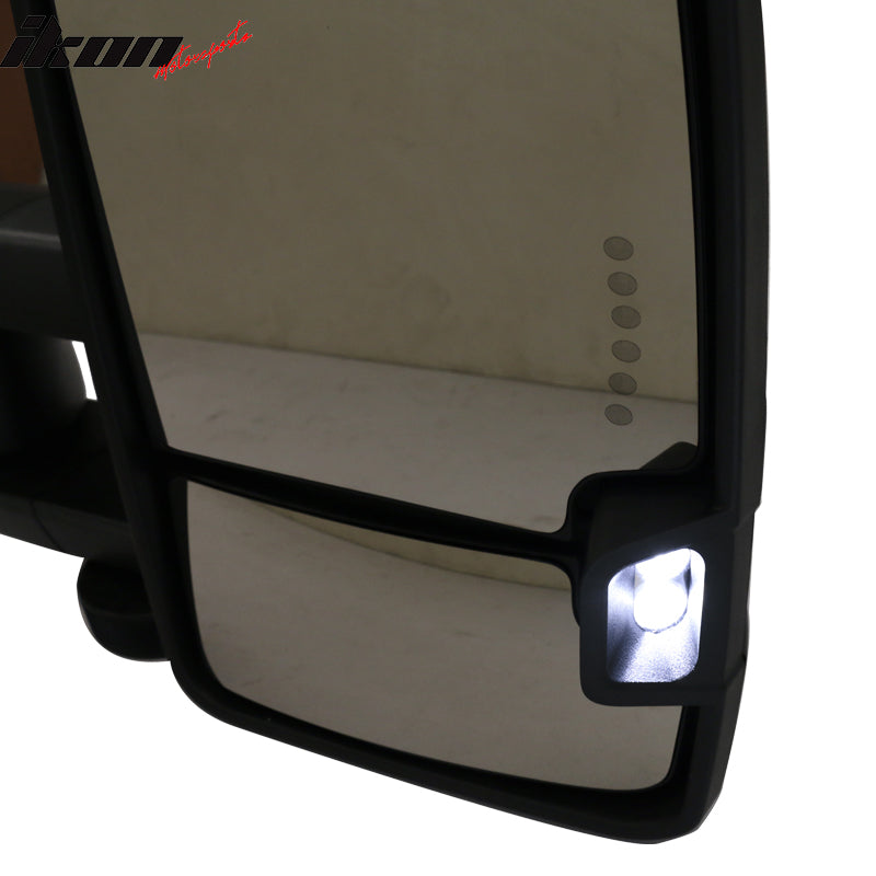 1999-2002 Silverado Tow Mirrors Power Heated Signal Arrow Lamp 2PC