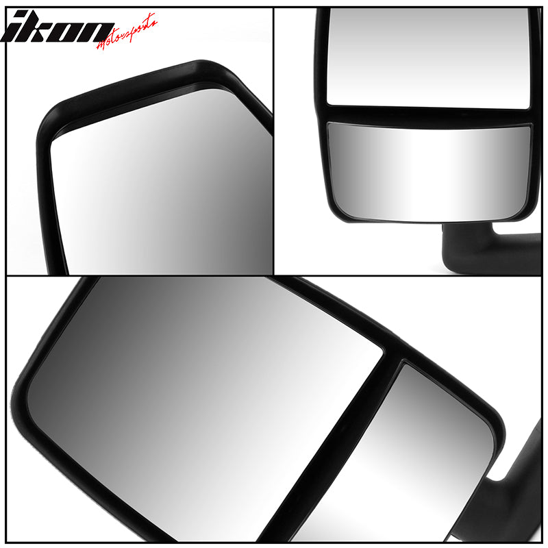 2003-2017Â Chevy Express GMC Savana Side View Tow Mirrors Textured
