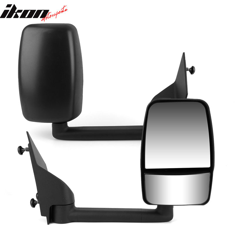 2003-2017Â Chevy Express GMC Savana Side View Towing Mirror Textured