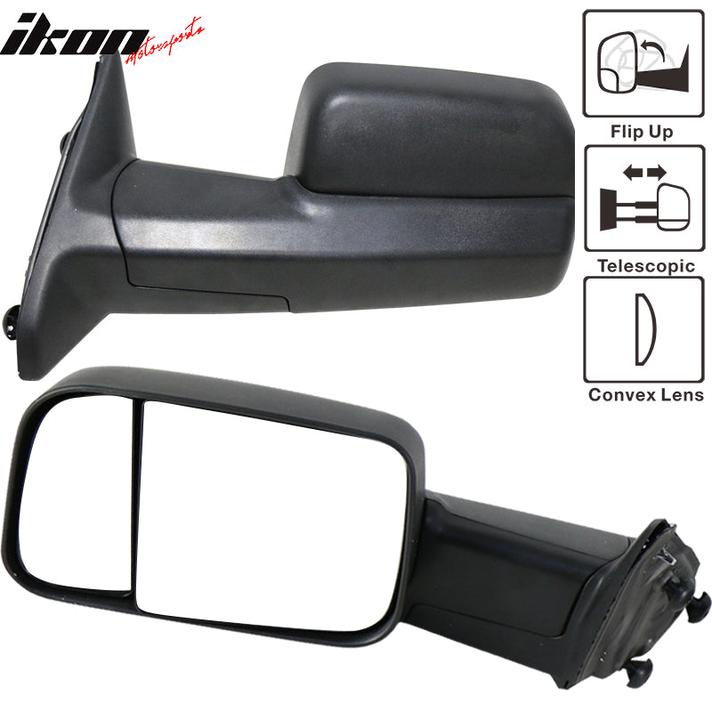 2009-2013Â Dodge Ram 1500 2500 3500 Side Towing Mirrors Turn Signal