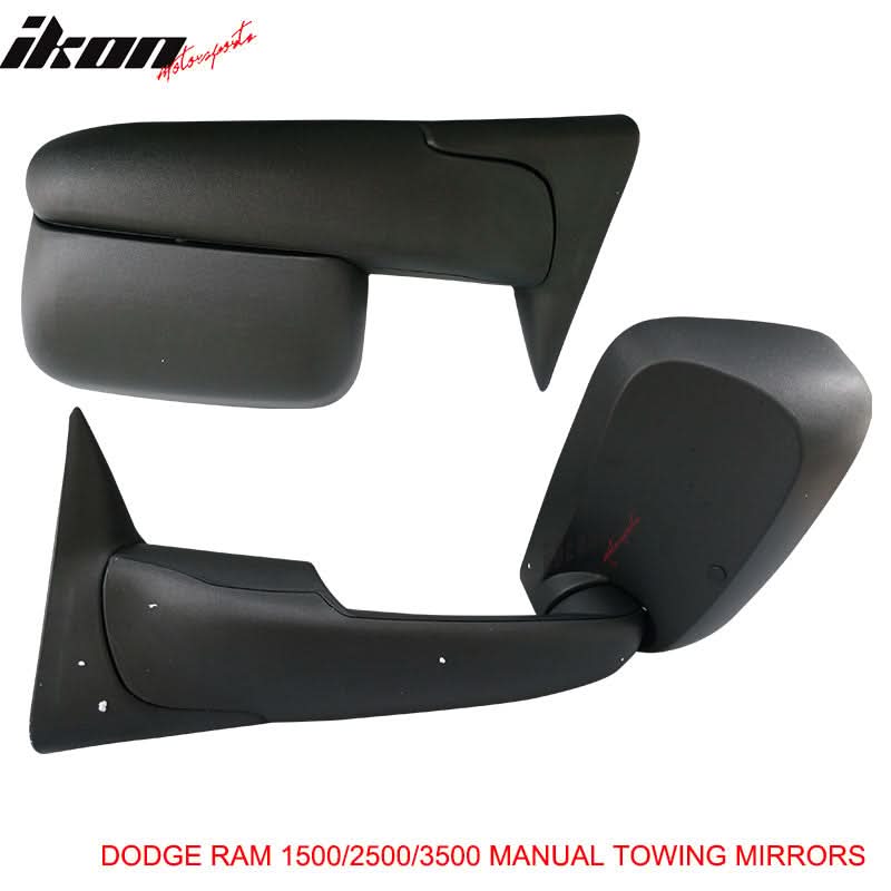 1994-2001Â Dodge Ram 1500 1994-2002 2500 3500 Towing Mirrors &Bracket