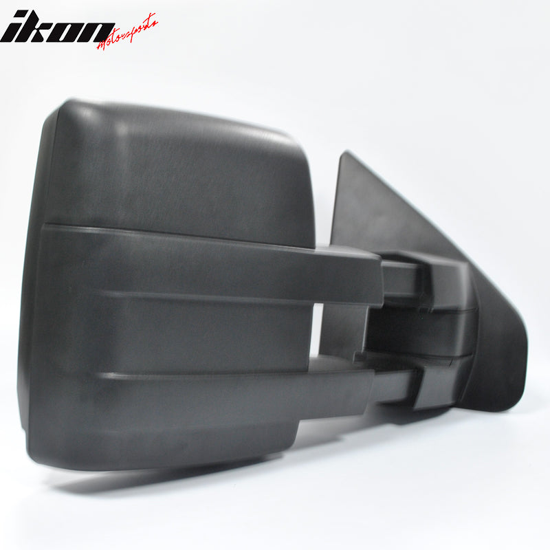 2004-2014Â F150 Side View Towing Mirrors Manual Non Heated Unpainted