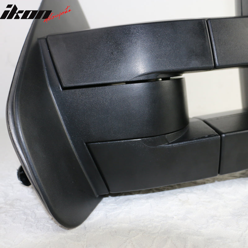 2004-2014Â F150 Side View Towing Mirrors Manual Non Heated Unpainted