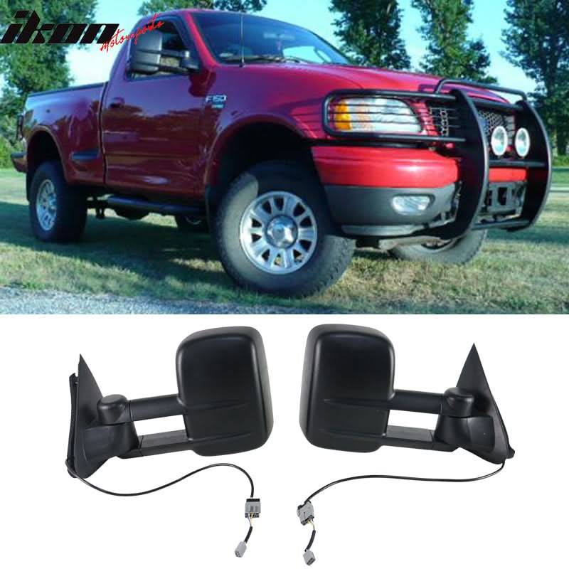 1997-2004Â Ford F150/250 Side Towing Tow Mirrors Power Non-Heated Pair