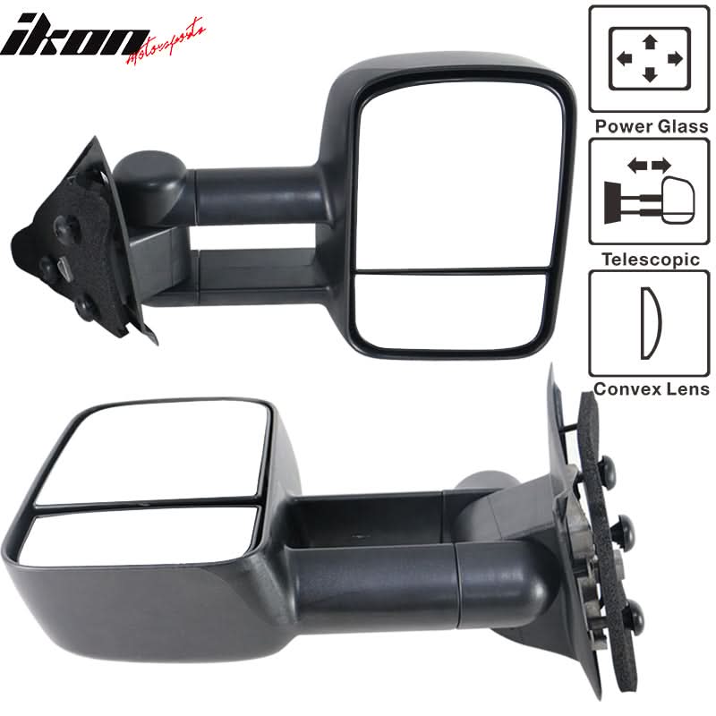 1997-2004Â Ford F150/250 Side Towing Tow Mirrors Power Non-Heated Pair