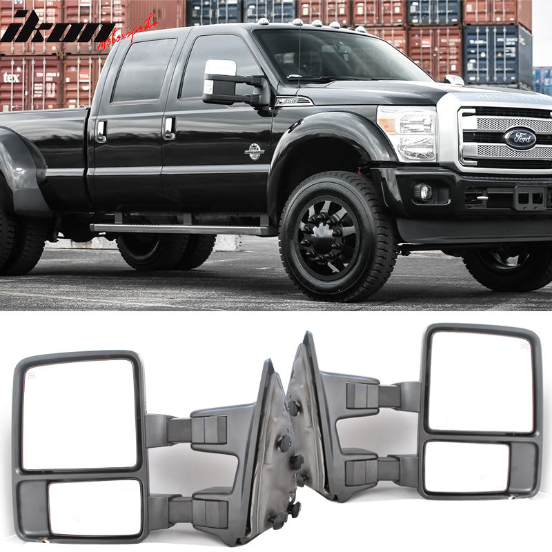 2008-2015 F250 F550 Towing Mirrors Power Heated Signal Arrow Lamp