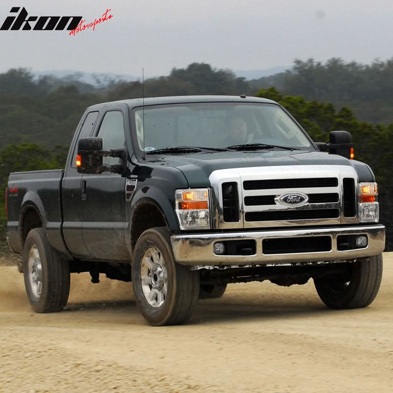 2008-2015Â F250 Towing Tow Mirrors Power Heated Signal Arrow Light