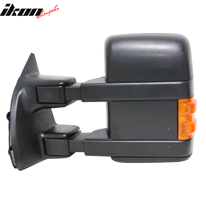 2008-2015Â F250 Towing Tow Mirrors Power Heated Signal Arrow Light