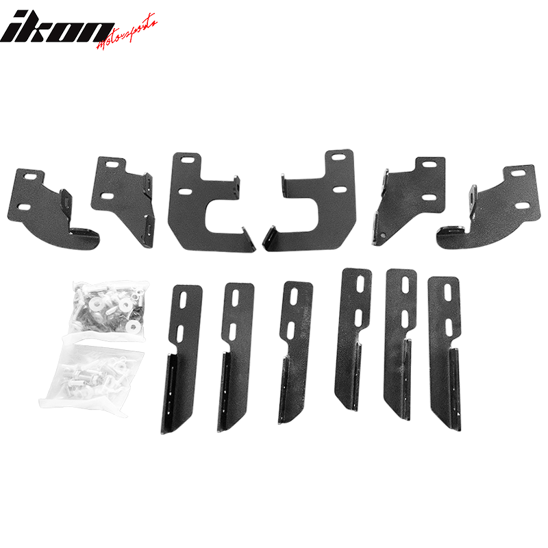 2016-2022 Honda Pilot V2 Style Black Chrome Running Board Aluminum ABS