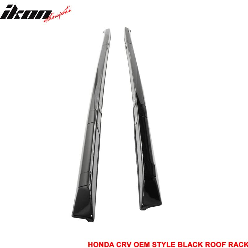 2012-2015 Honda CR-V OE Gloss Black Roof Rack Cross Bar ABS Plastic