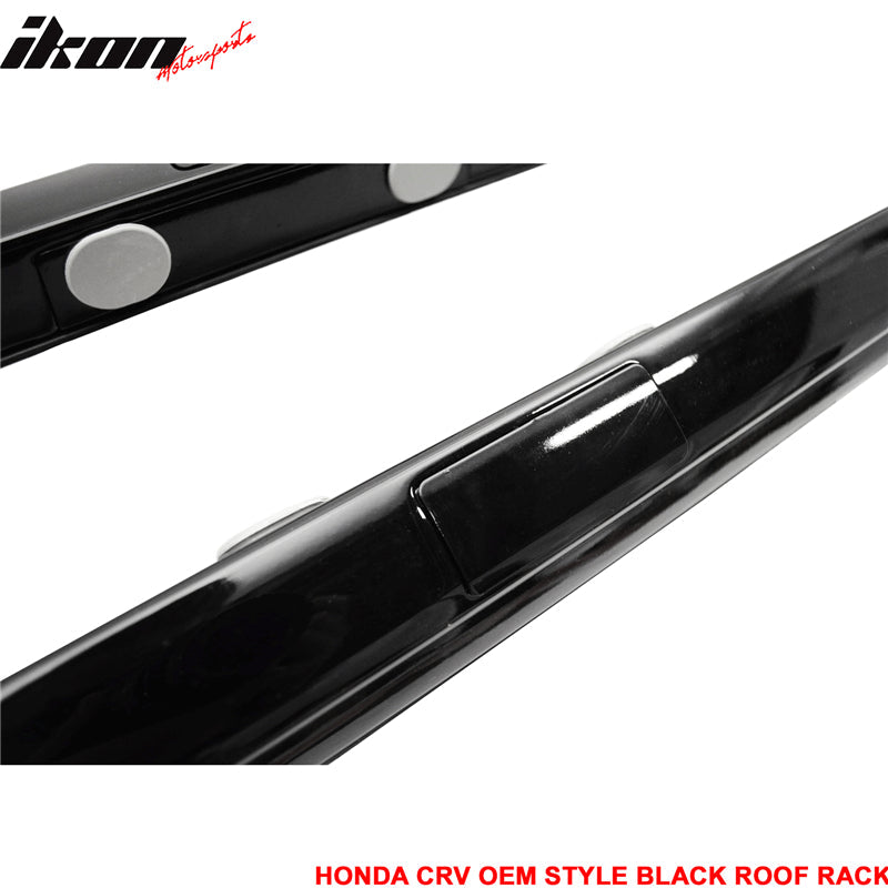 2012-2015 Honda CR-V OE Gloss Black Roof Rack Cross Bar ABS Plastic