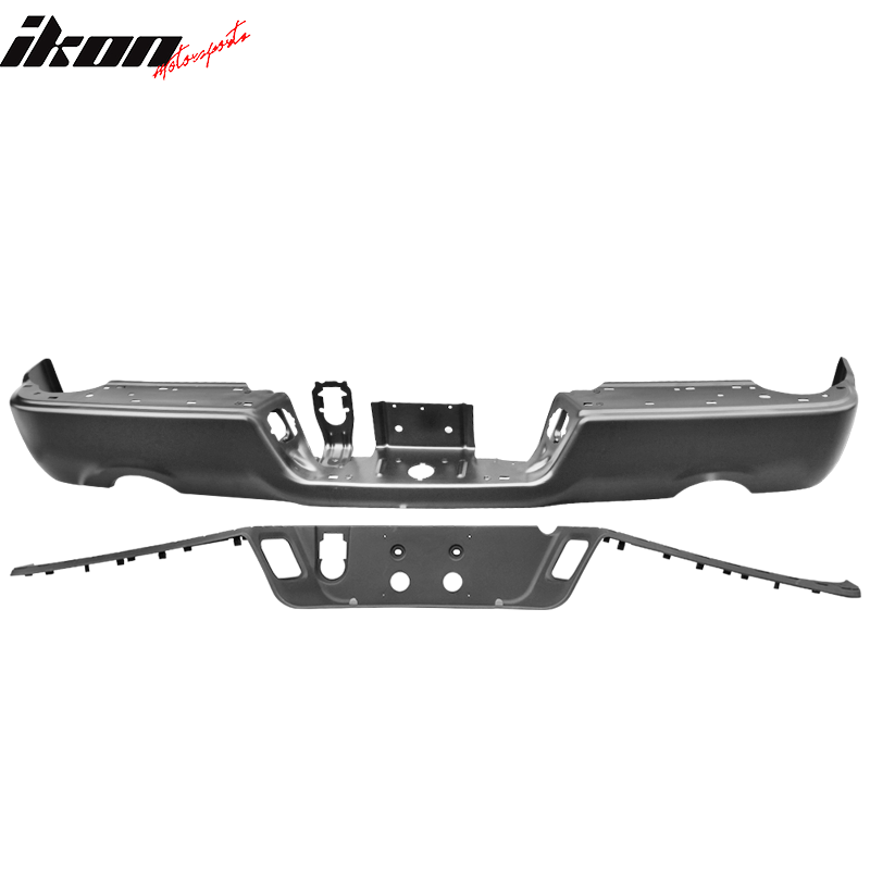 2009-2018 Dodge Ram 1500 Rear Step Bumper With Exhaust Holes - Steel
