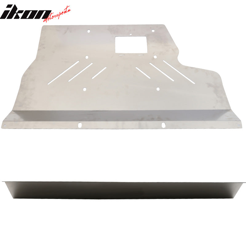 2015-2017 Subaru WRX Silver Splash Shield Skid Plate Aluminum