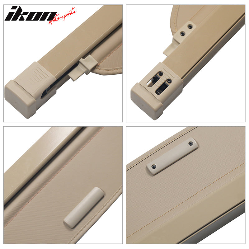 2012-2015 Mercedes Benz ML Class GLE Rear Trunk Cargo Cover Vinly Alum