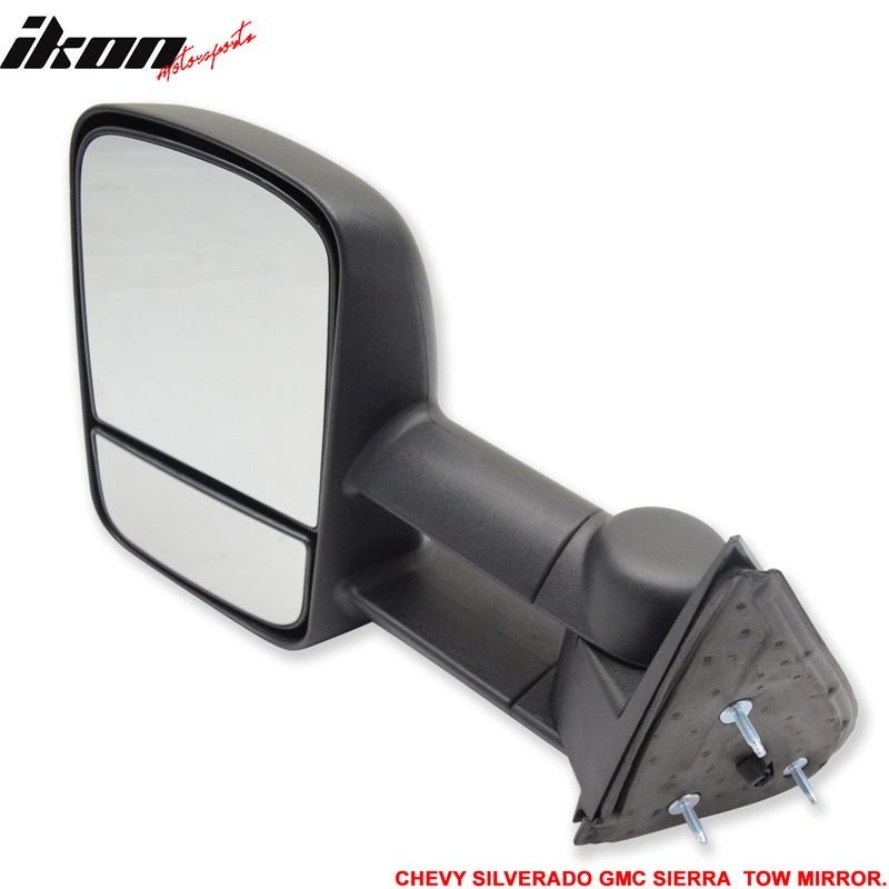 1999-2007Â Chevyado GMC Sierra Side View Towing Mirror Manual