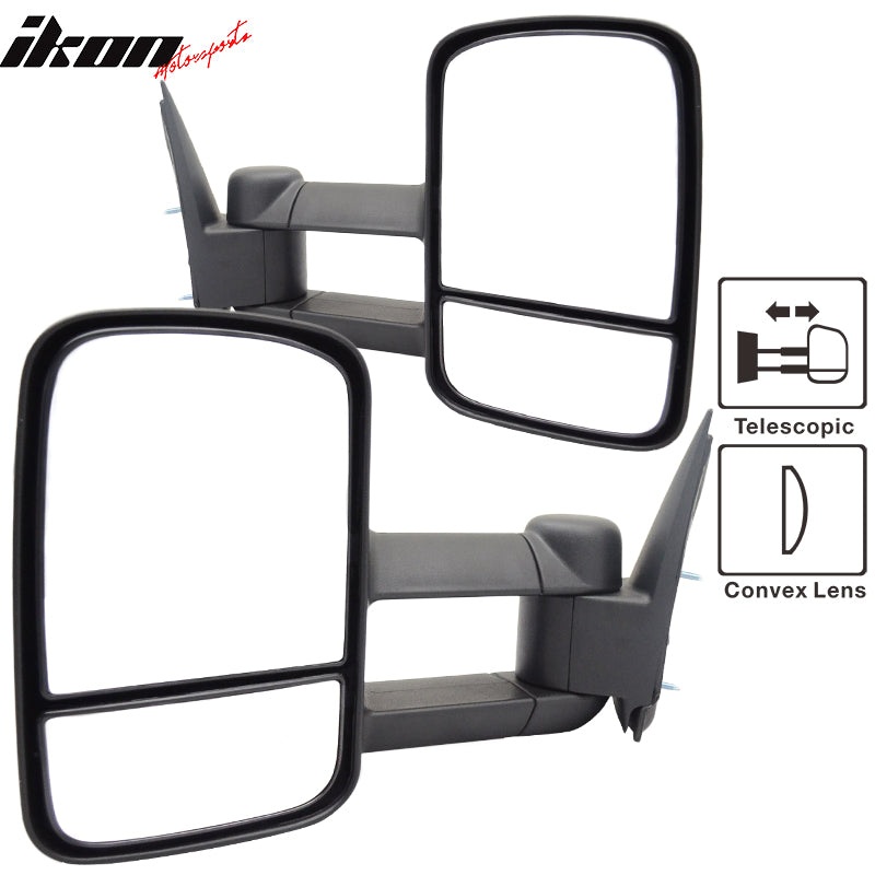 1999-2007Â Chevyado GMC Sierra Side View Towing Mirror Manual