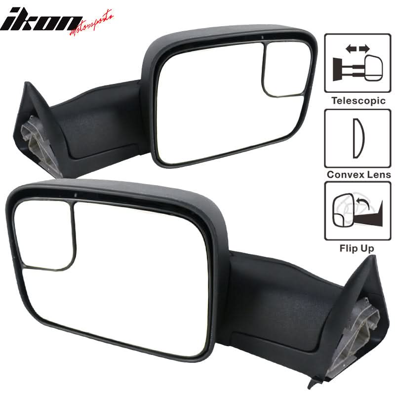 1994-2001Â Dodge Ram 1500 1994-2002 2500 3500 Towing Mirrors &Bracket