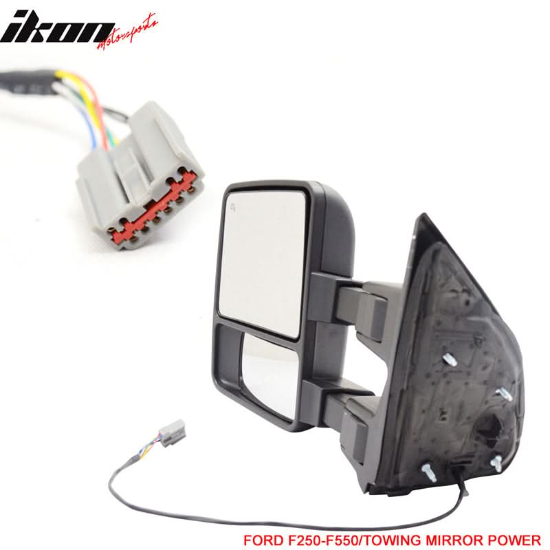2003-2007Â Ford F250 Side View Tow Mirrors Ext Power Heated Turn Light