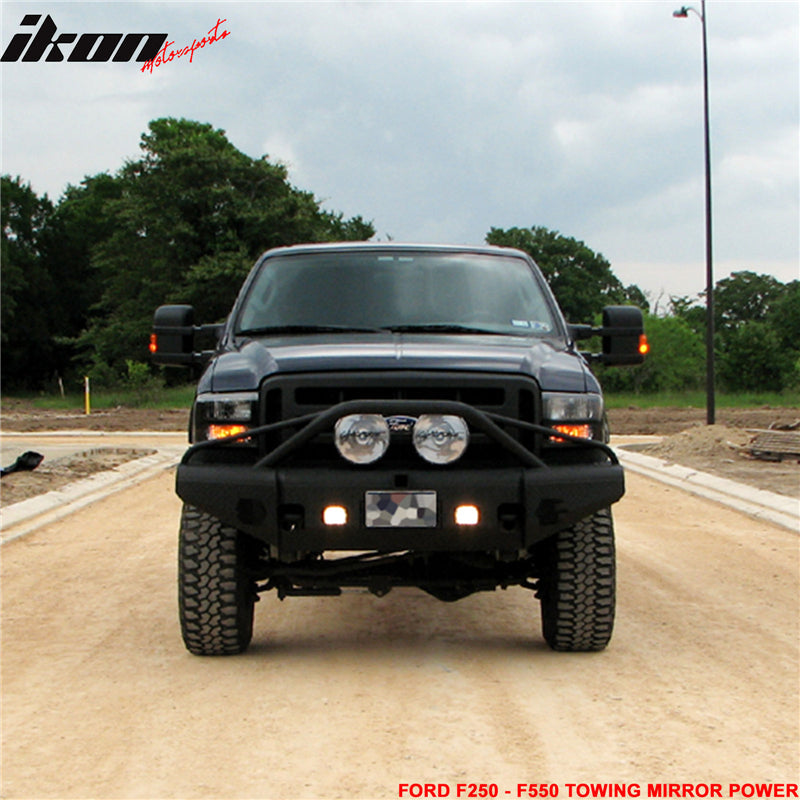 2003-2007Â Ford F250 Side View Tow Mirrors Ext Power Heated Turn Light