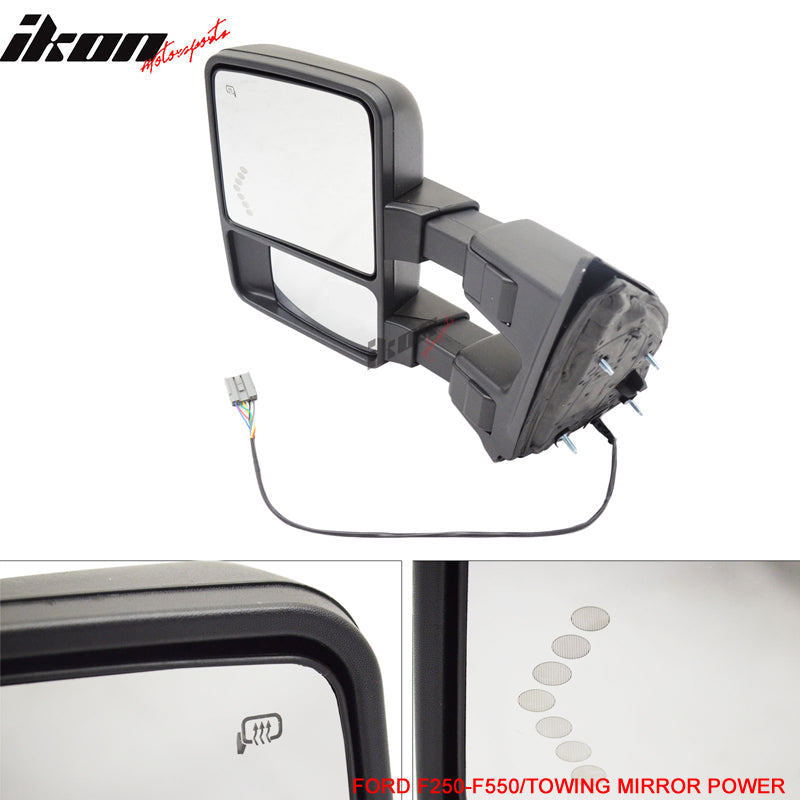 2003-2007Â F250 Side View Mirror Heated Turn Signal Light Arrow Lamp