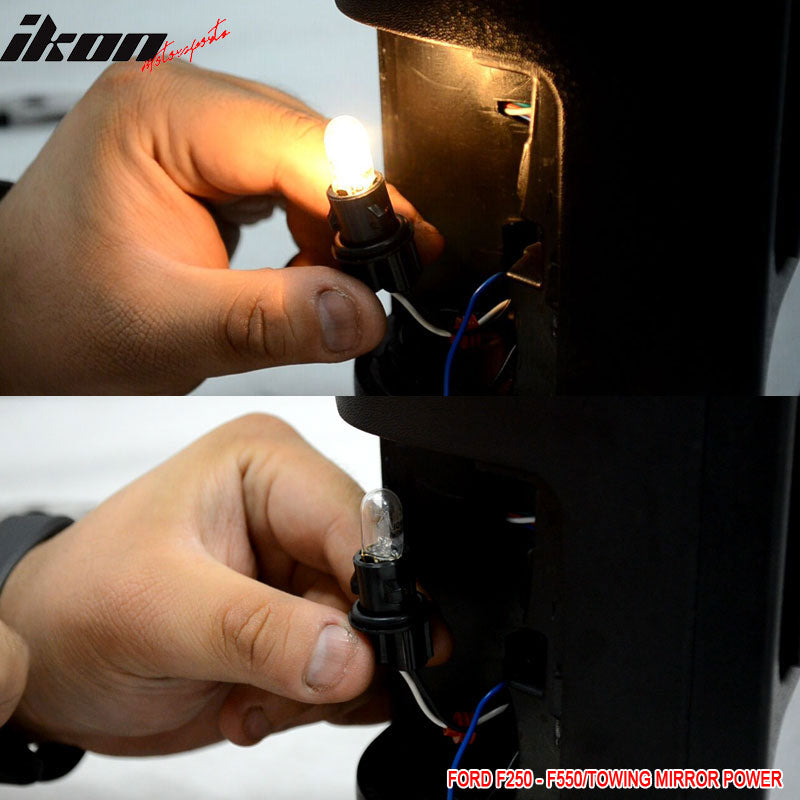 2003-2007Â F250 Side View Mirror Heated Turn Signal Light Arrow Lamp