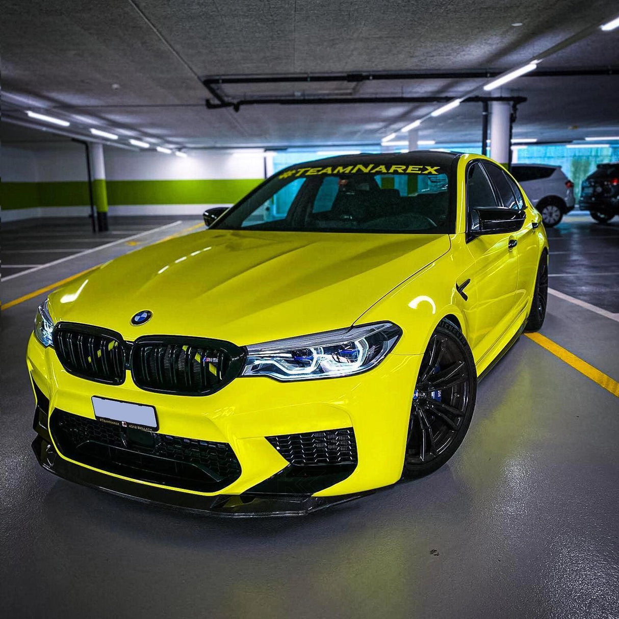 BMW 5 Series F90 M5 GTS Style Carbon Fiber Front Lip Splitter (2019 +) - K2 Industries