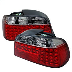 Spyder BMW 740i/740iL/750iL 95,97-01 Red/Clear LED Tail Lights