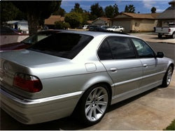 Spyder BMW 740i/740iL/750iL 95,97-01 Red/Clear LED Tail Lights