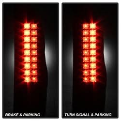 Spyder Chevrolet Avalanche 1500/Avalanche 2500 02-06 Black LED Tail Lights