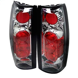 Spyder Chevy C/K Series 1500/2500/3500 88-98 / GMC Sierra 88-98 / Blazer 92-94 / Jimmy 92-94 / Suburban 92-99 / Tahoe 94-99 / Cadillac Escalade 99-00 / Yukon Denali 99-00 G2 Euro Style Tail Lights - Chrome